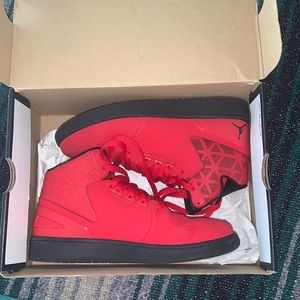 Vintage Red Jordan 1 flight 3 BG shoes